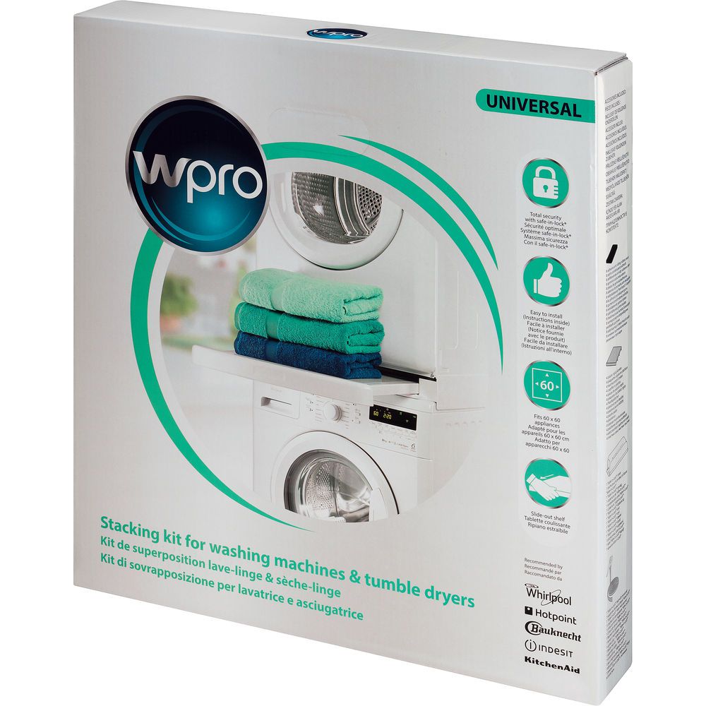 Kit di sovrapposizione per lavatrice e asciugatrice SKS101 - SAE  ELETTRODOMESTICI